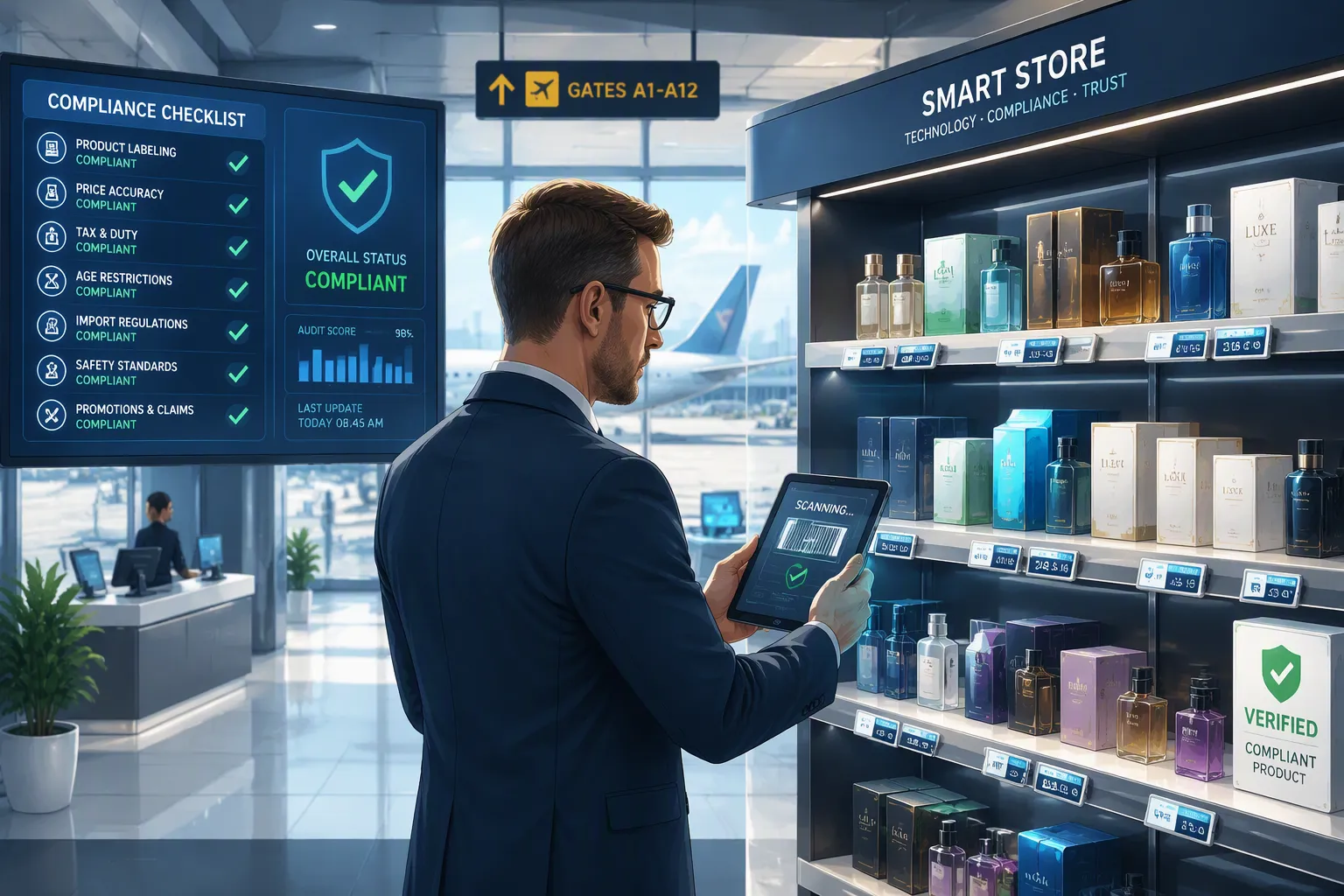 Ensure Compliance in Your Airport Smart Store with These Strategies