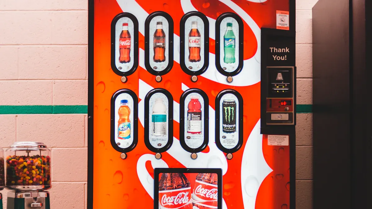 Features of Coca Cola vending machines