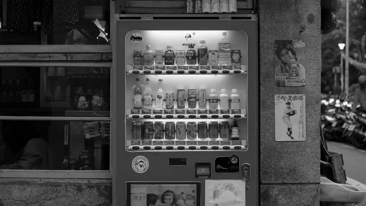 Vintage Snack Vending Machines
