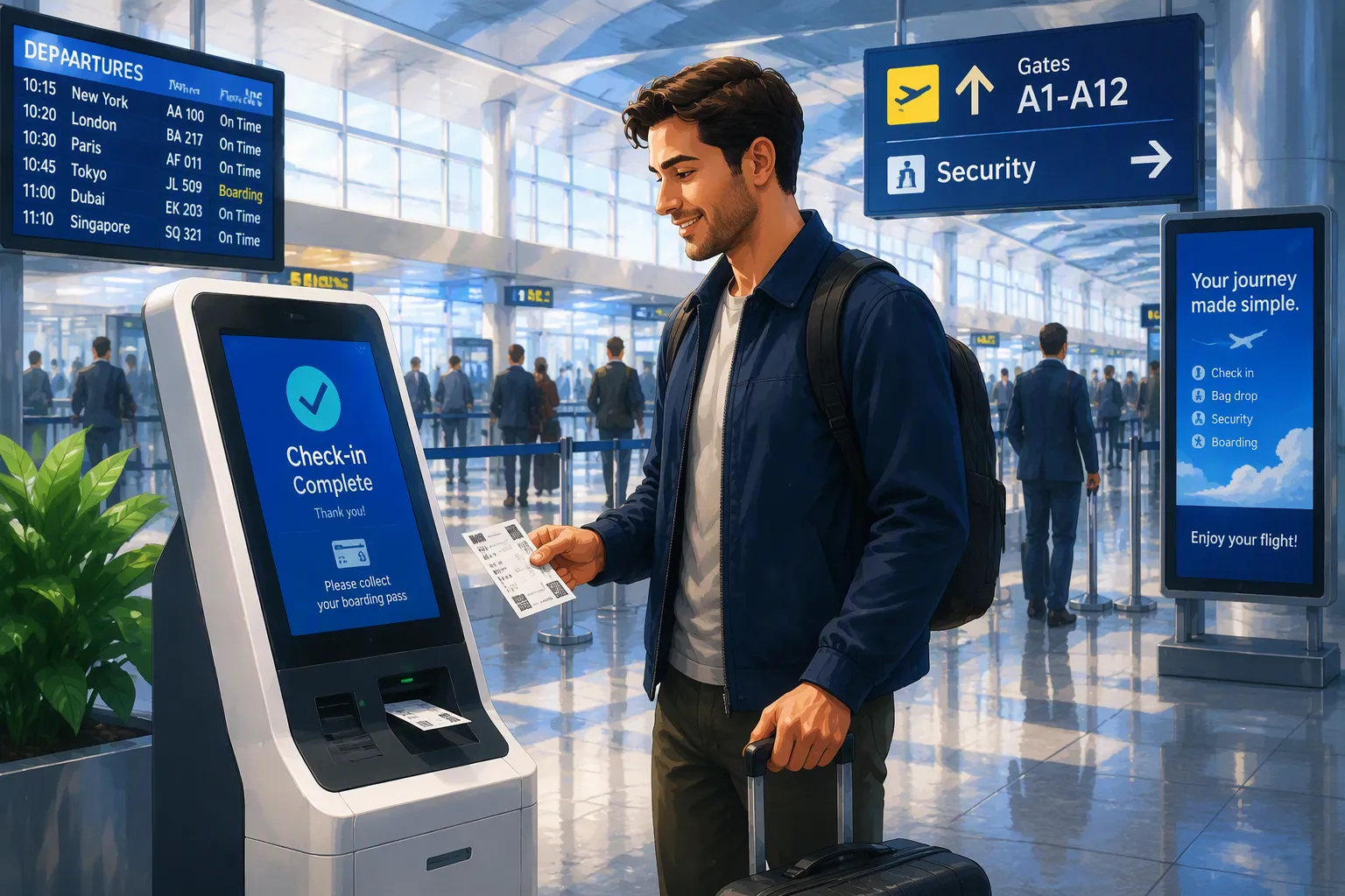 Airport Passenger Experience Improvement through Frictionless Checkout Systems