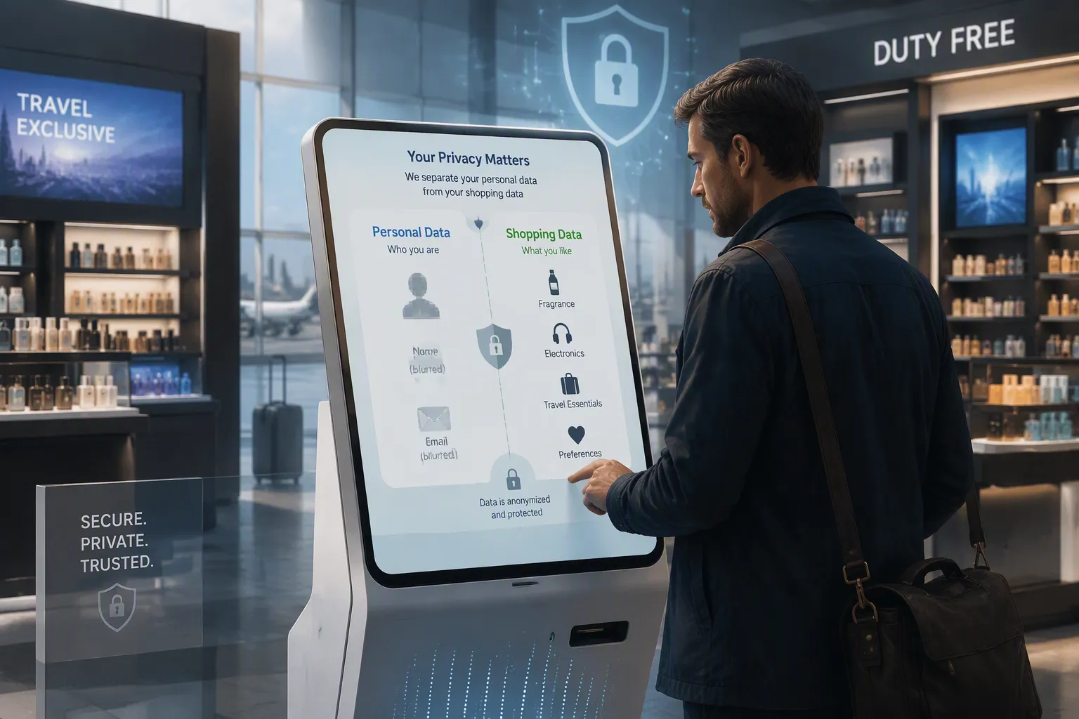 Anonymization in Airport Retail AI Systems
