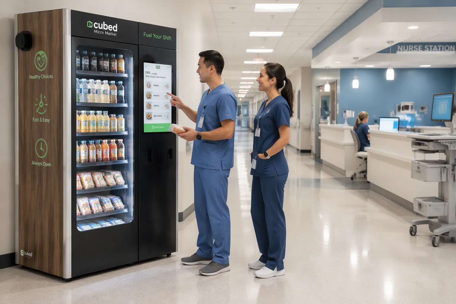 Hospitals & healthcare facilities ideal for autonomous micro market deployment