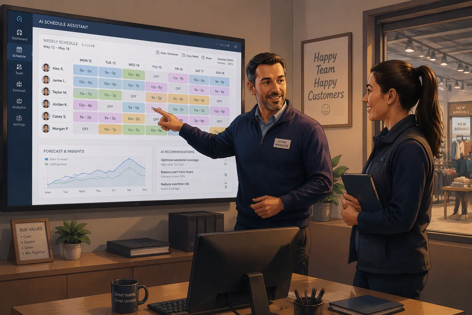 Smart Scheduling for Enhanced Employee Satisfaction