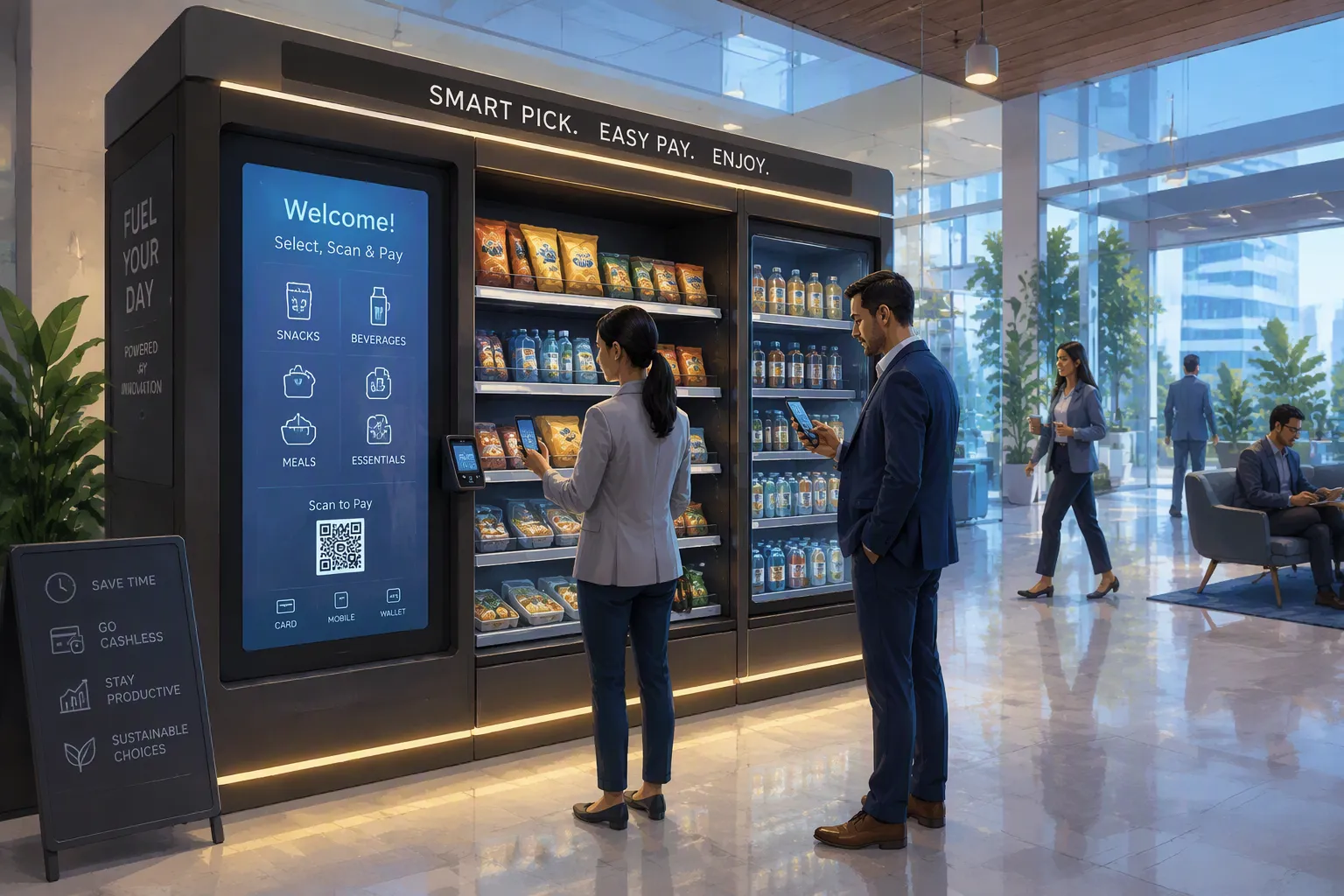 Unmanned store for office buildings: strategic scenarios and whitepaper insights