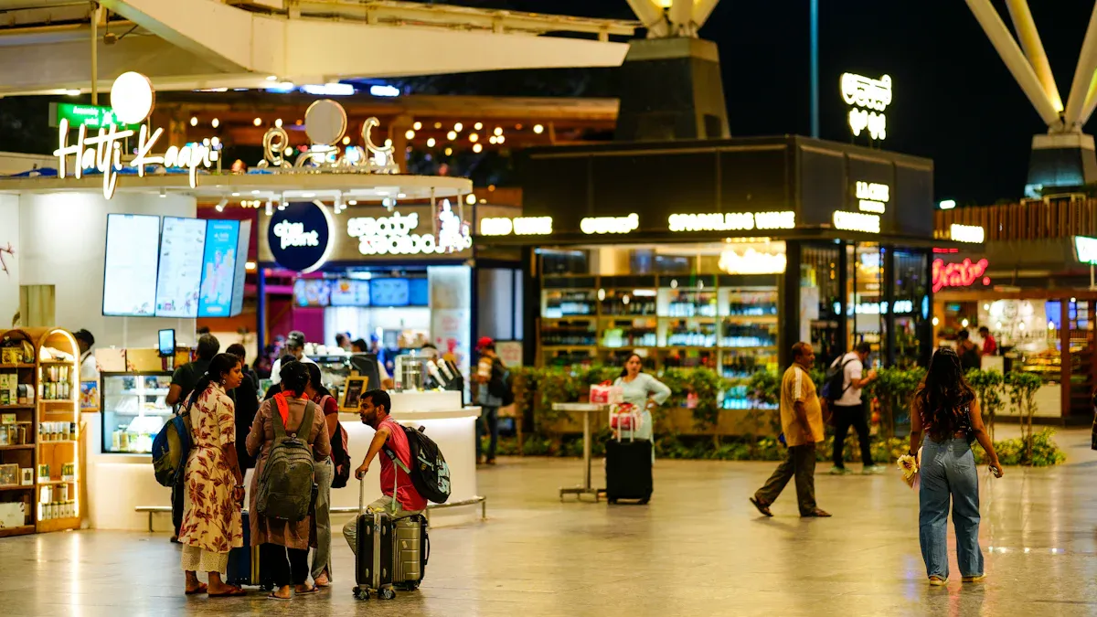 Airport Store Design for Cashierless Operations
