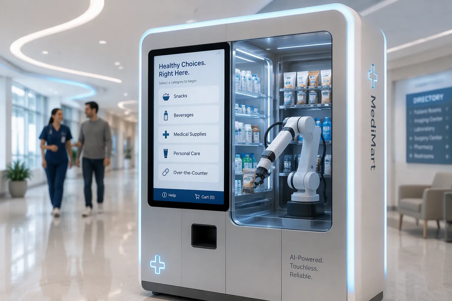 AI-powered autonomous retail transforming Hospitals & healthcare facilities
