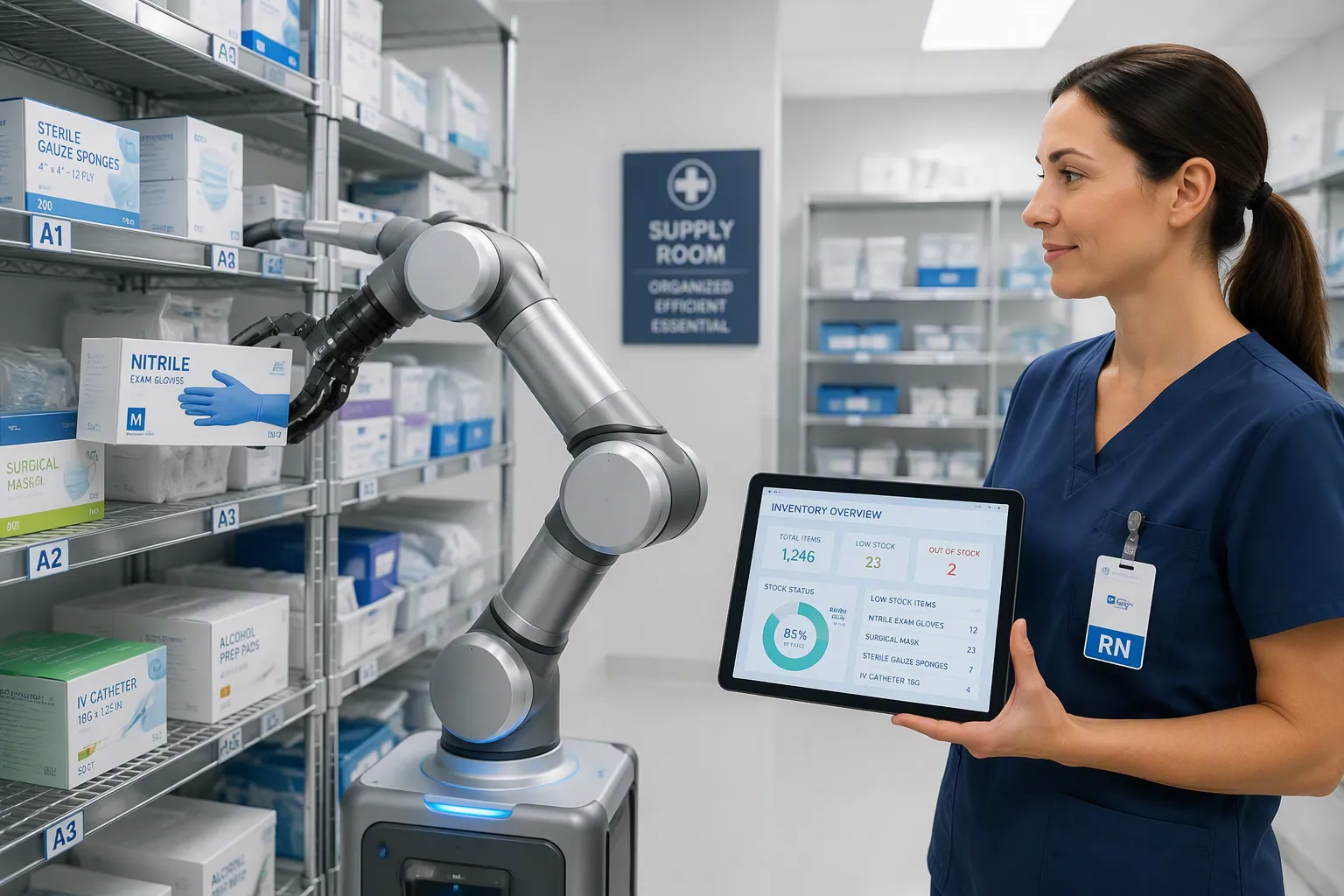 How AI-powered stores reduce labor dependency in hospitals and healthcare facilities
