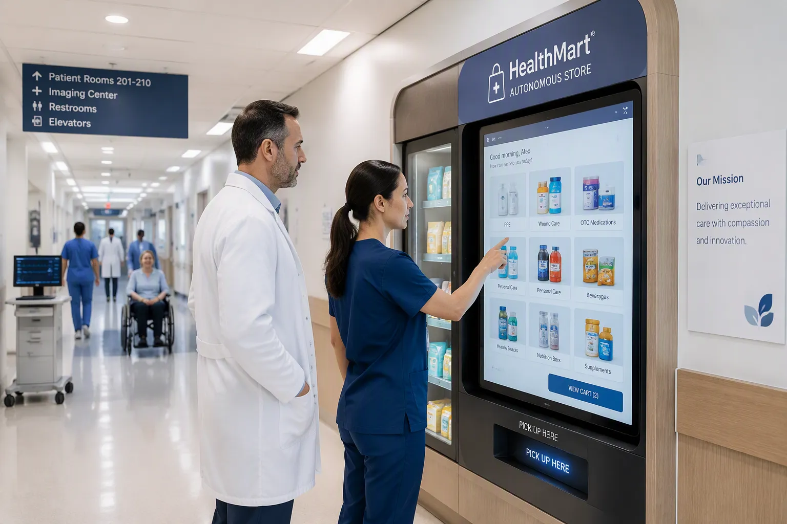 How to Solve Operational Challenges of Autonomous Stores in Hospitals & Healthcare Facilities