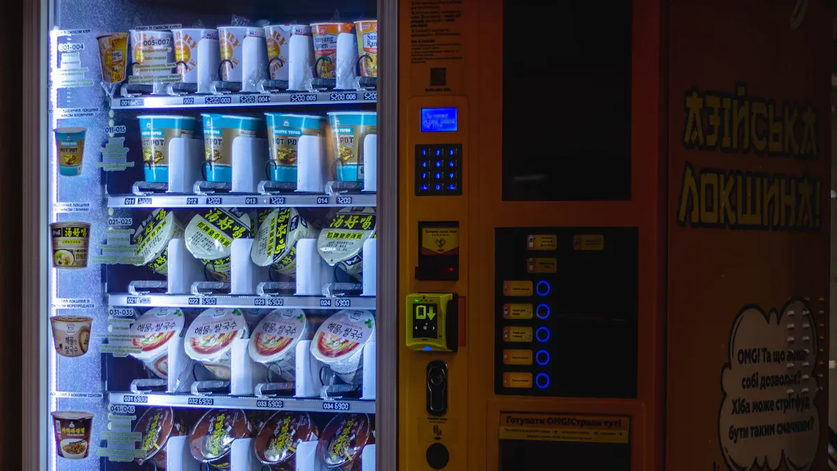 Technology in Innovative Vending Machine