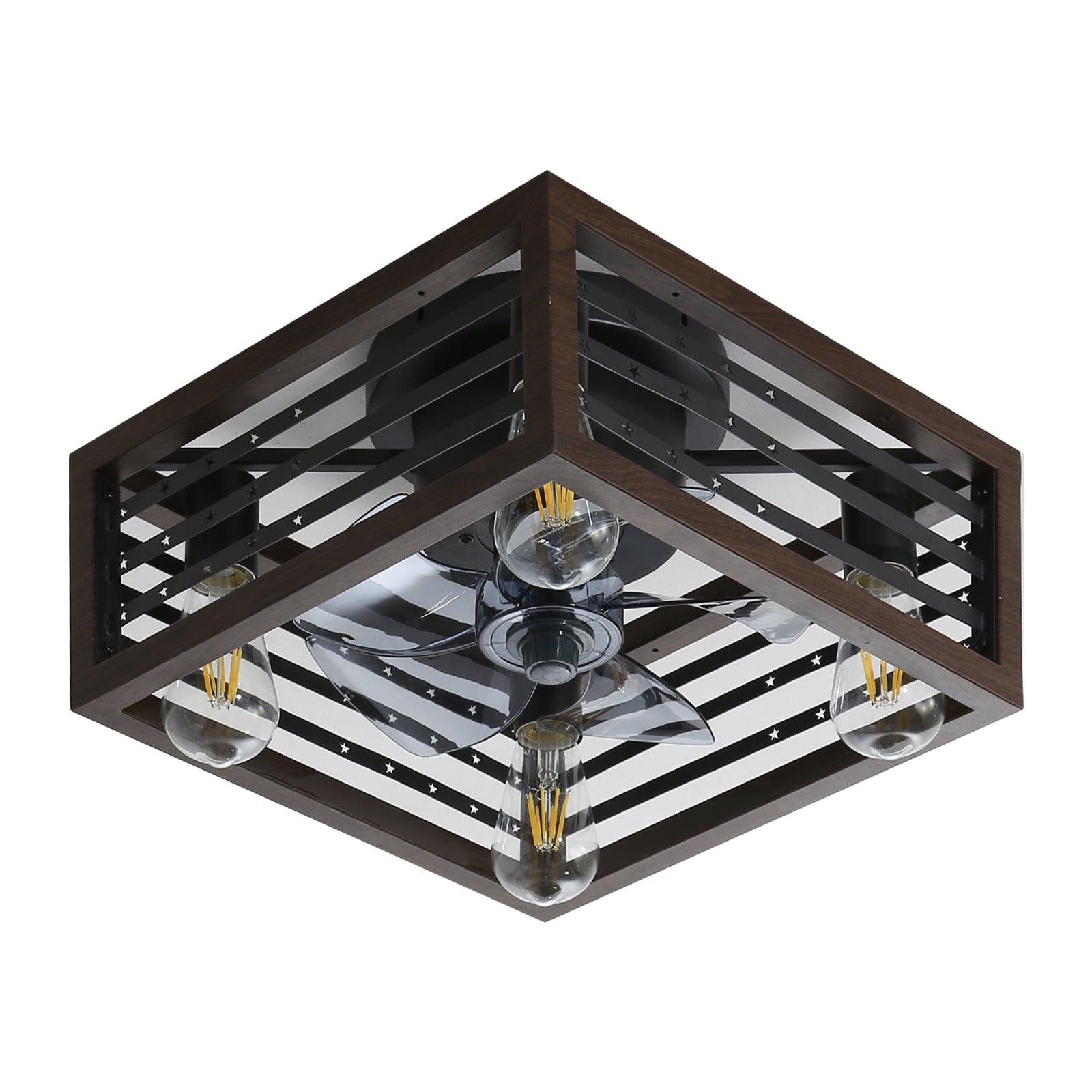 Iron Caged Ceiling Fan Options