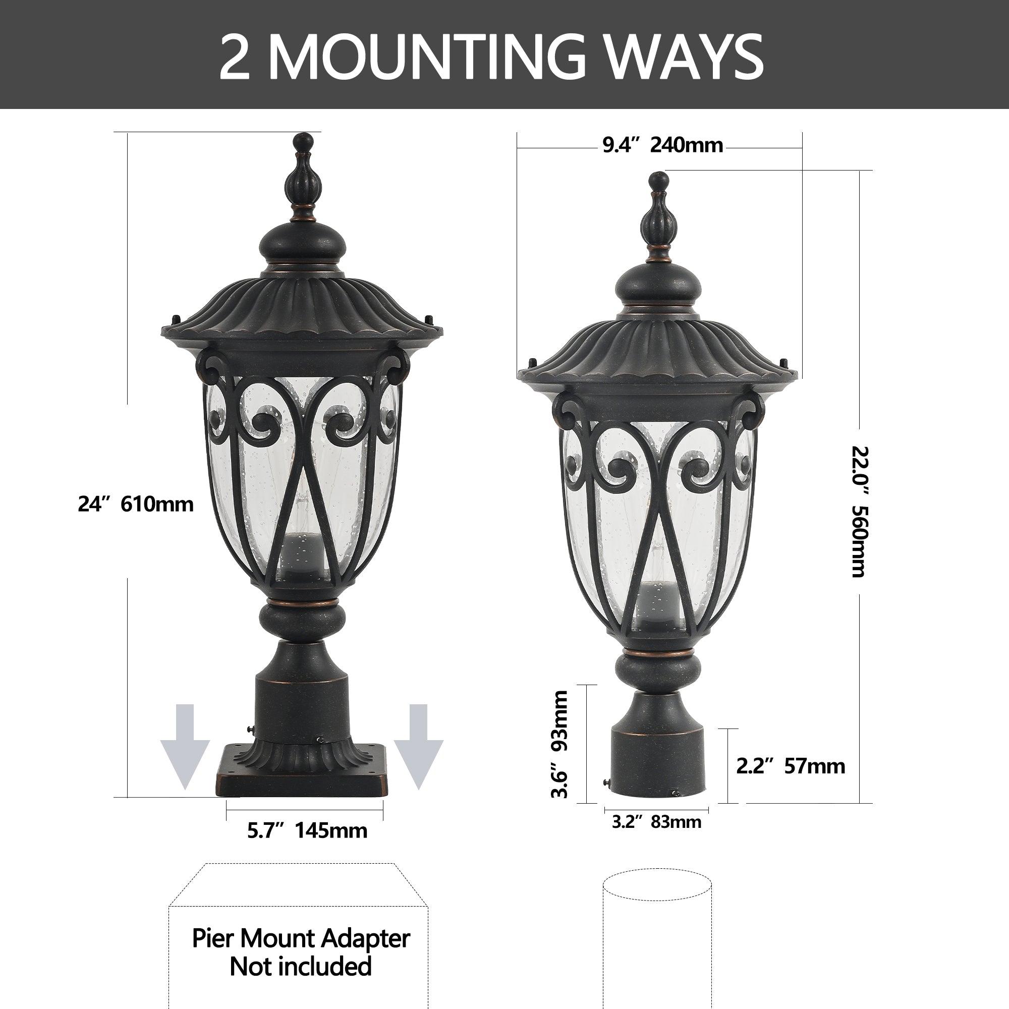 Outdoor Lamp Posts Installation