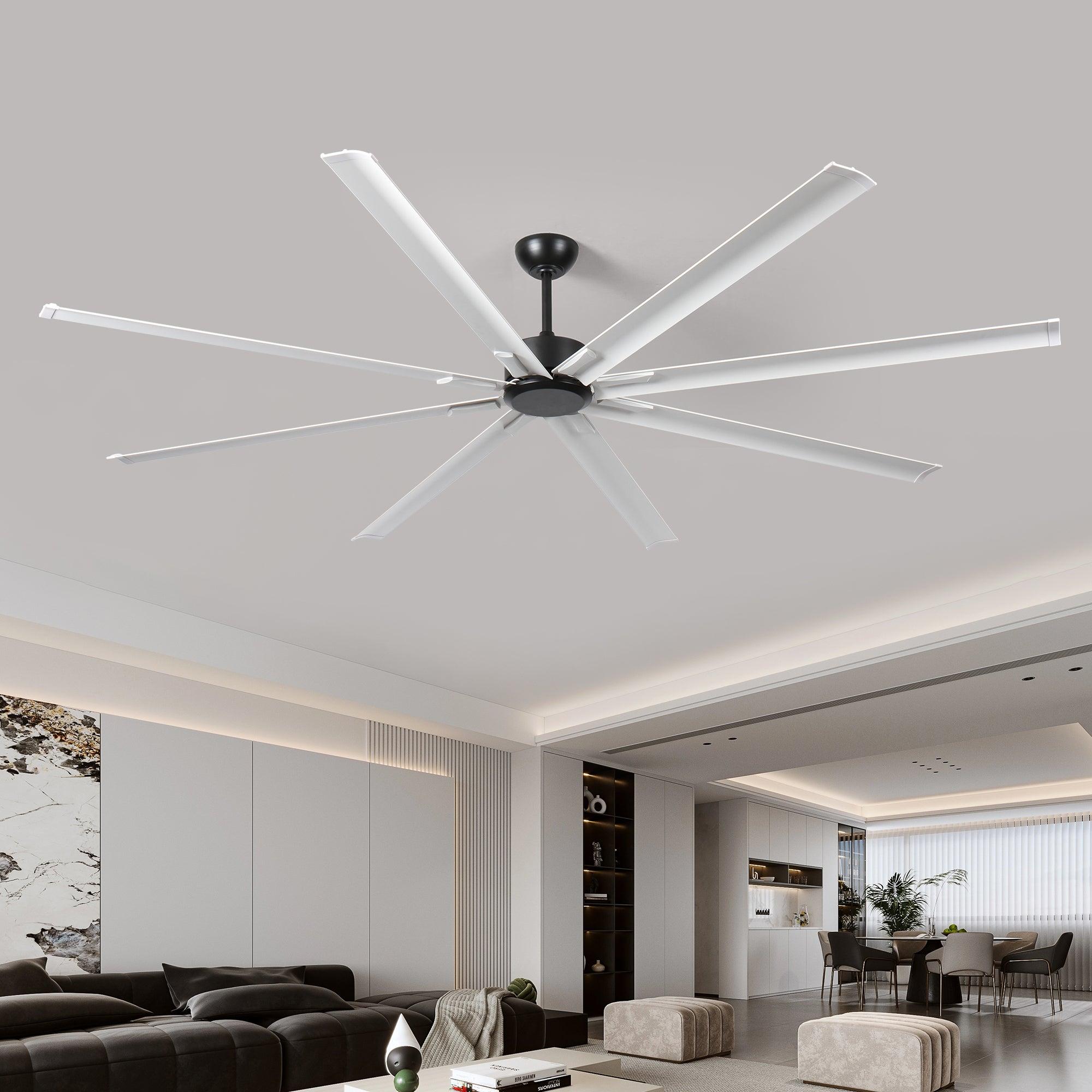 What Sets the 96 Inch Ceiling Fan with Double-Layer Blades Apart