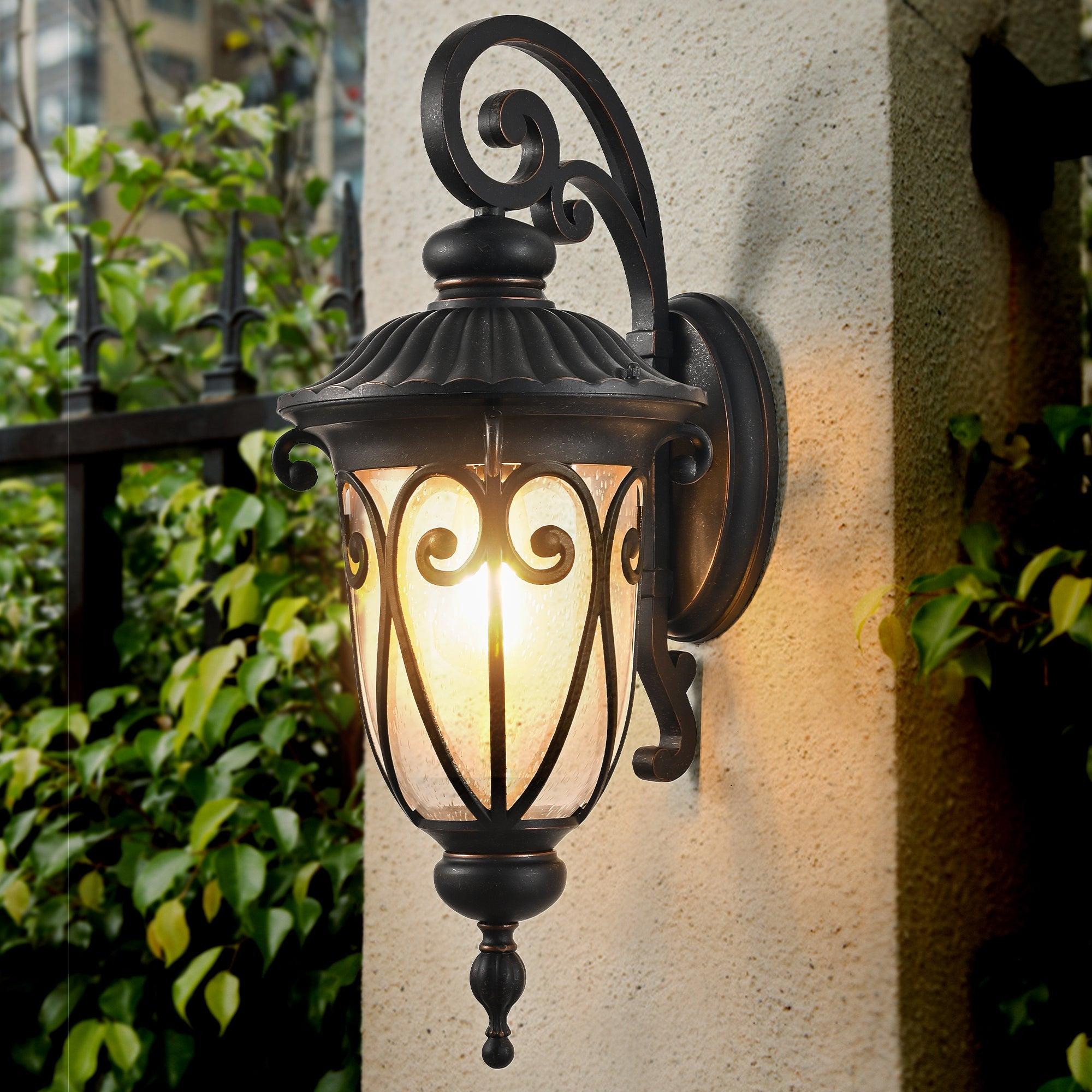Black Vintage Wall Sconce Stands Out for Style and Strength