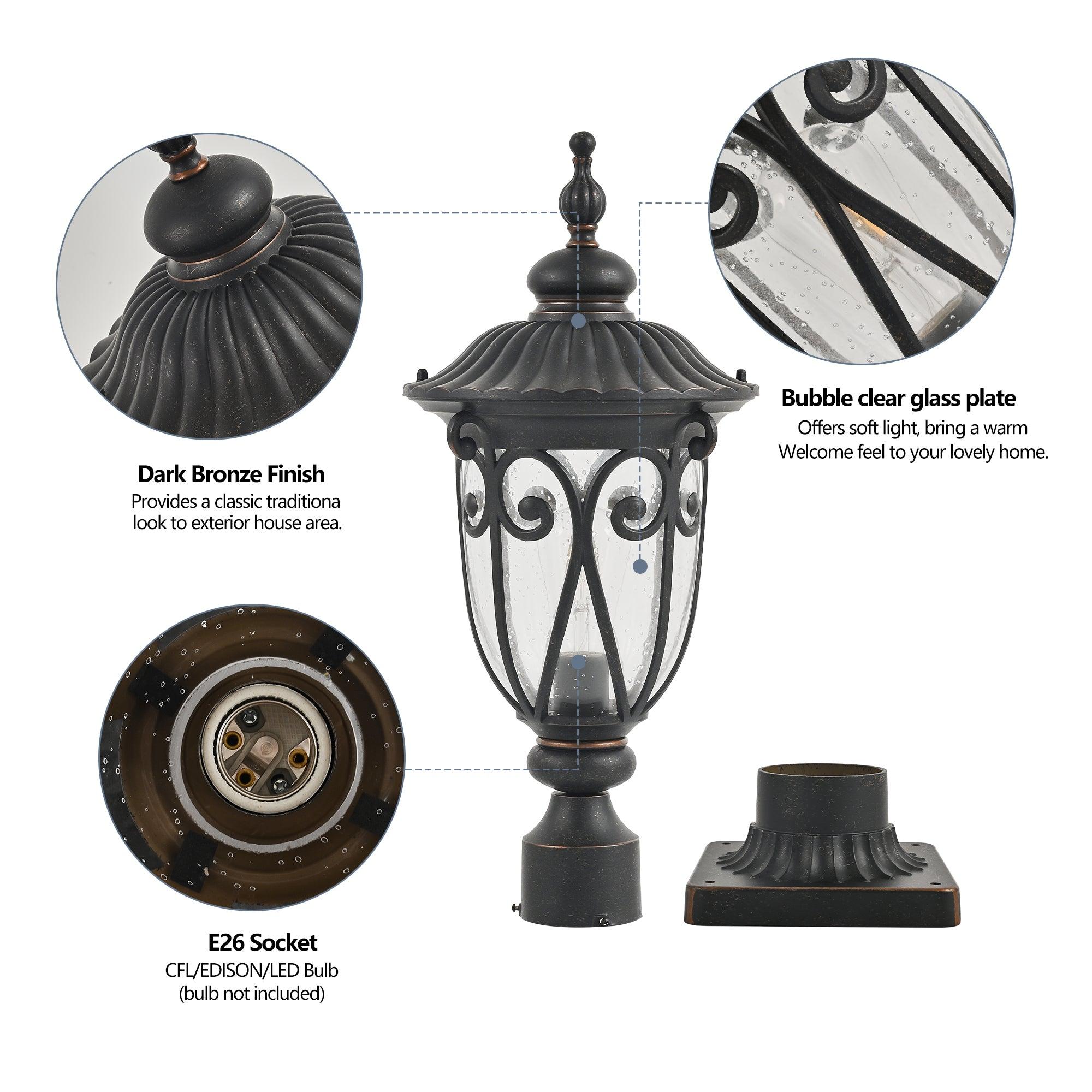 Outdoor Post Lantern Lighting Performance