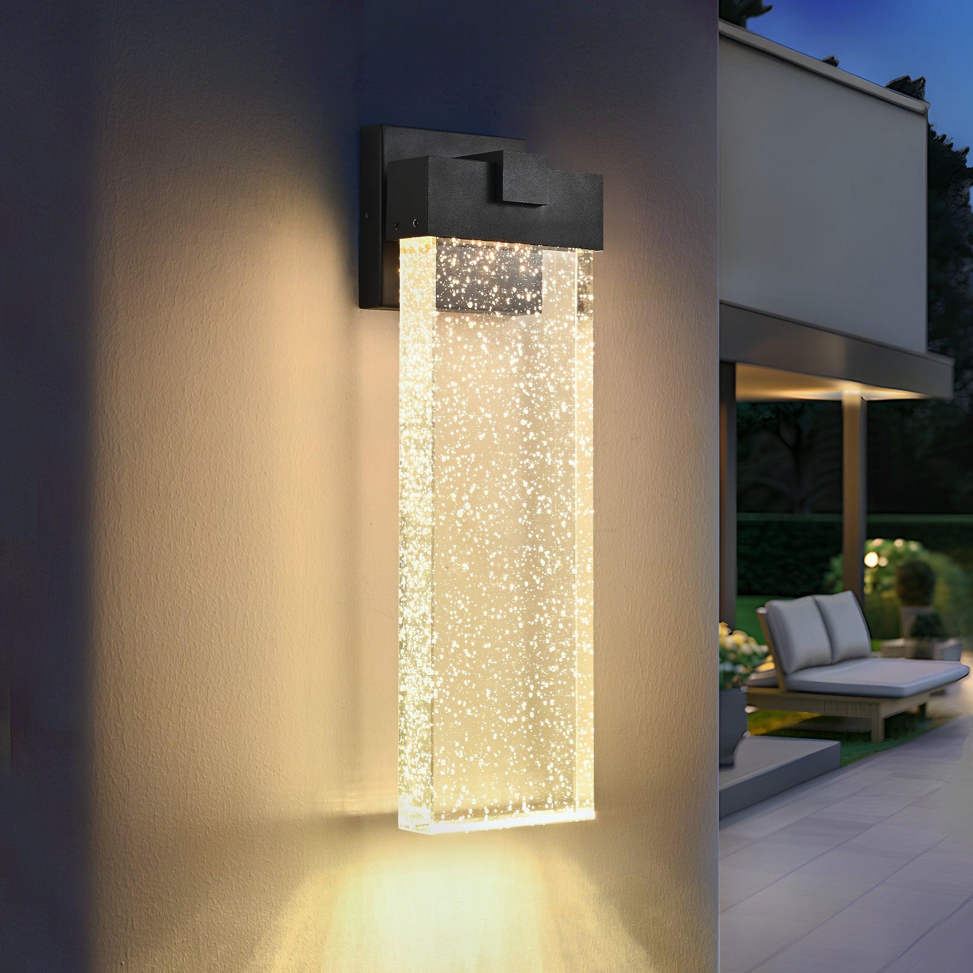How Does the 12W Bubble Crystal Outdoor Wall Light Stack Up Against Other Fixtures