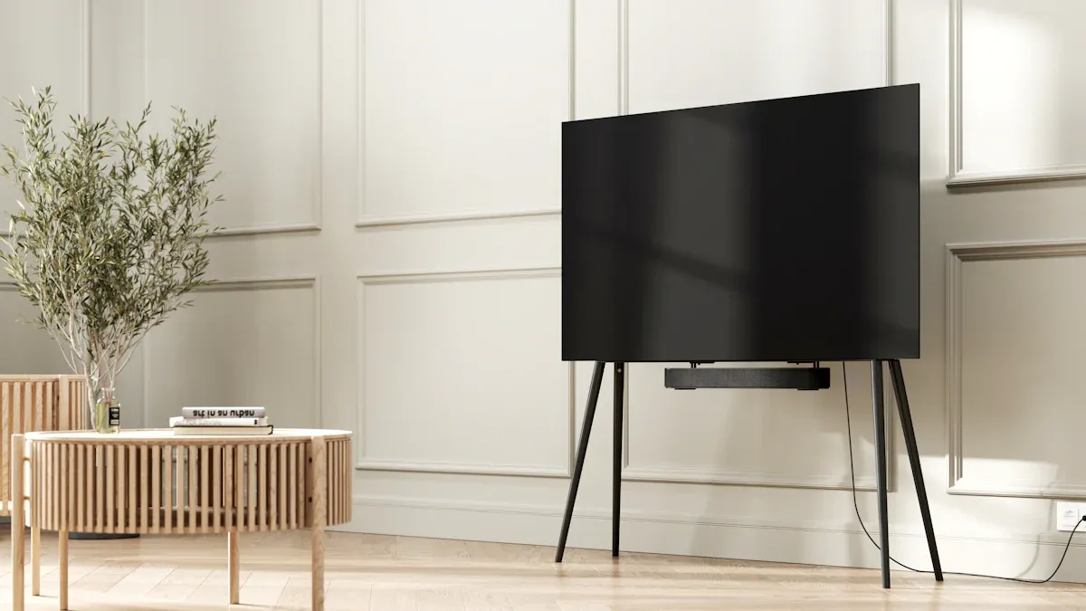 Rolling TV Stand Features
