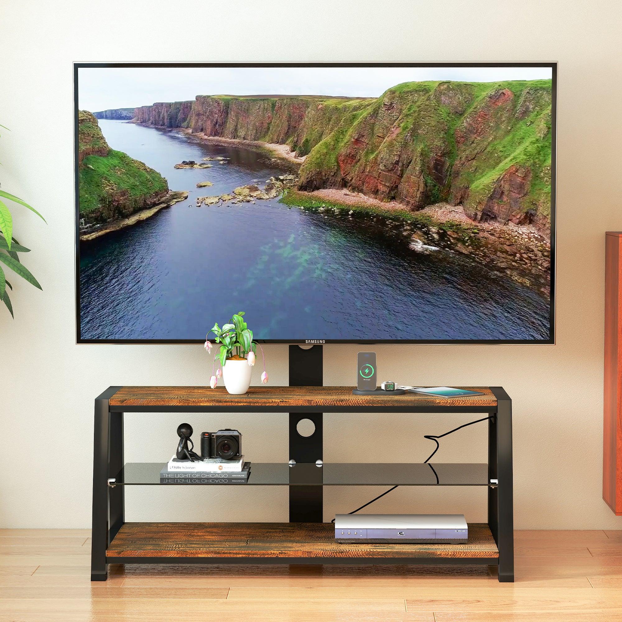 Top Features to Look for in an Acacia Wood TV Stand with Swivel Base and Charging Station