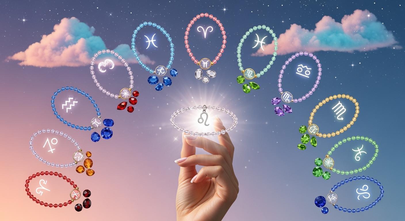 Zodiac stones and crystals bracelets and their suitability
