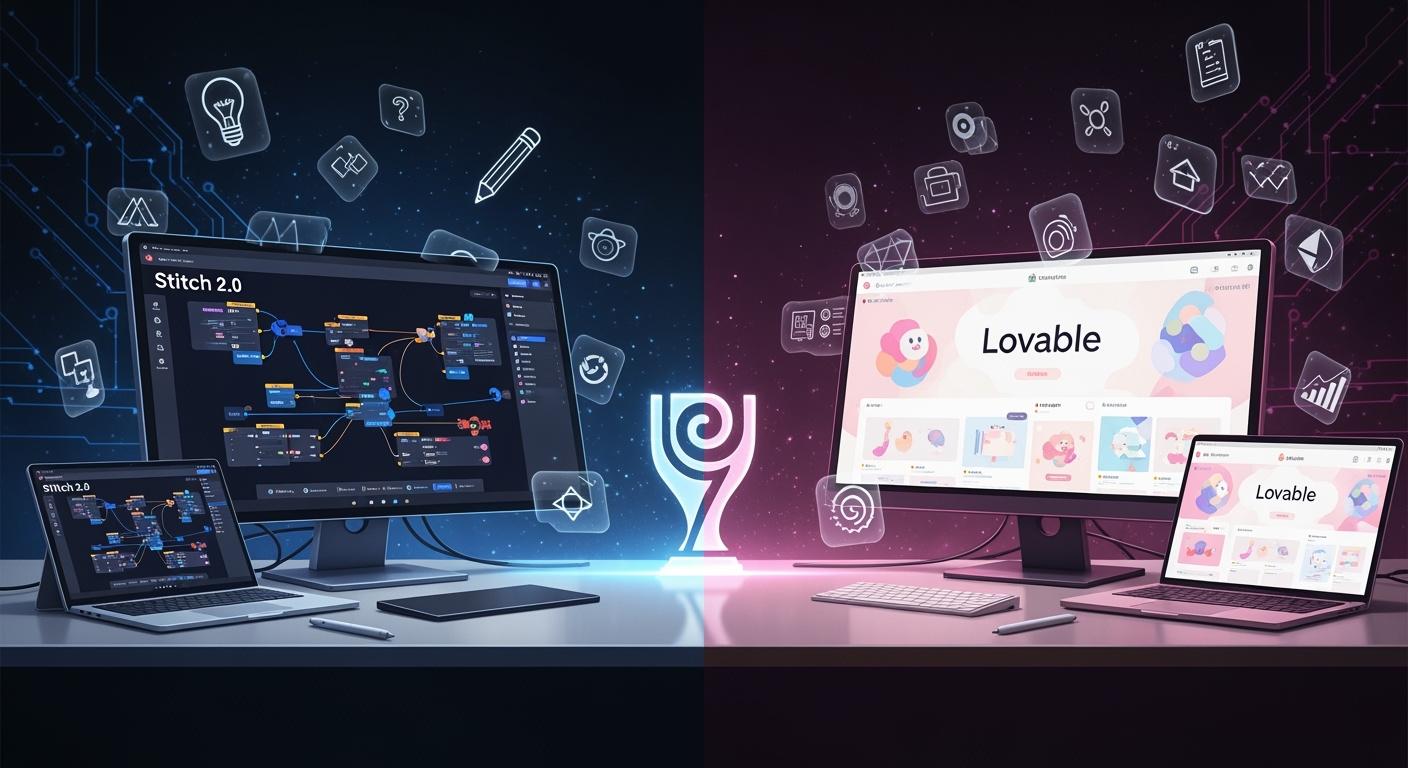 Stitch 2.0 vs Lovable Which AI Design Tool Wins in 2026