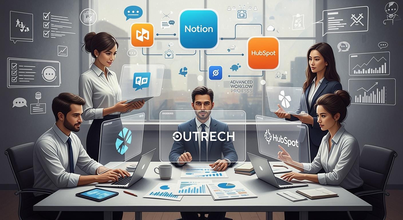 営業チームを打ち負かすためのNotion + Outreach + HubSpotの極客ワークフロー