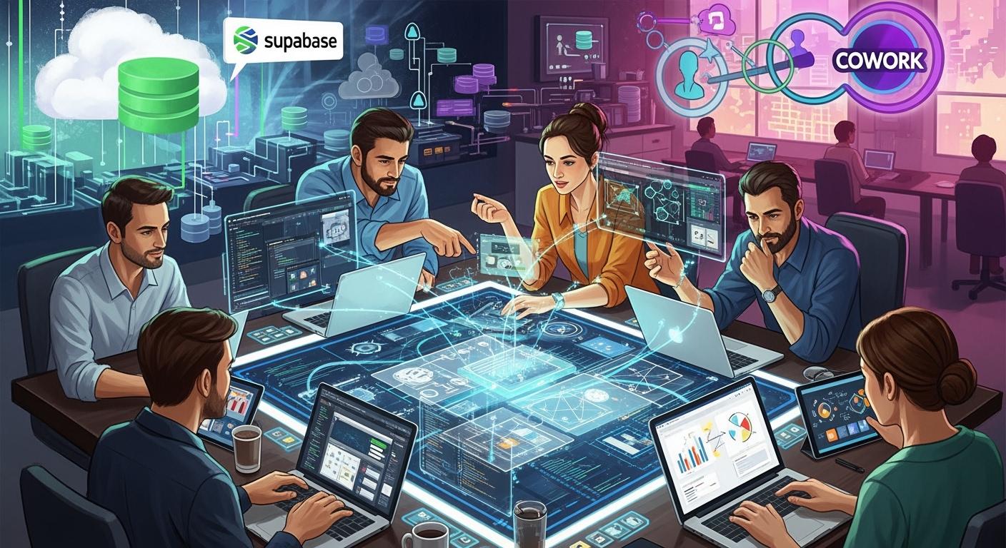 How to build a software company using Cowork and Supabase