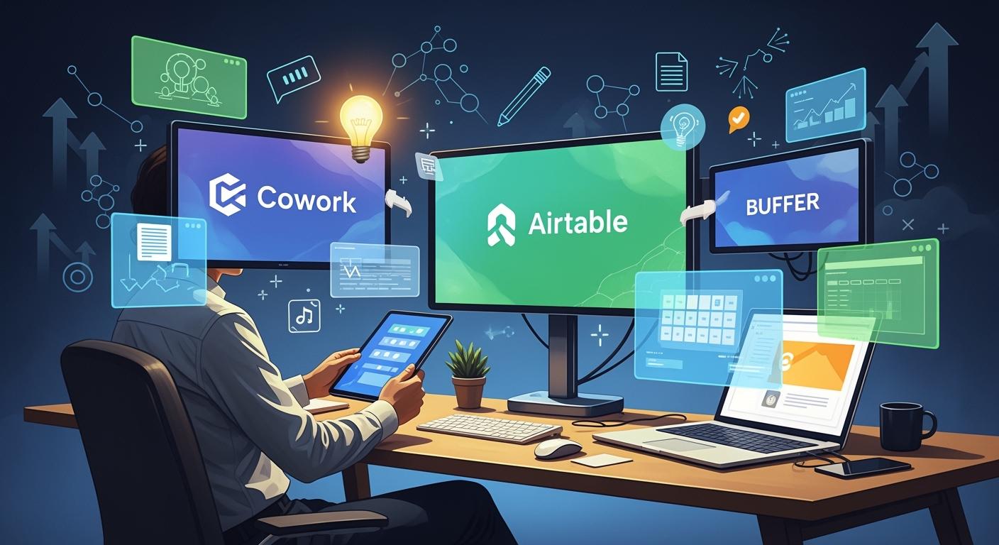 How to build your personal content empire using Cowork, Airtable, and Buffer