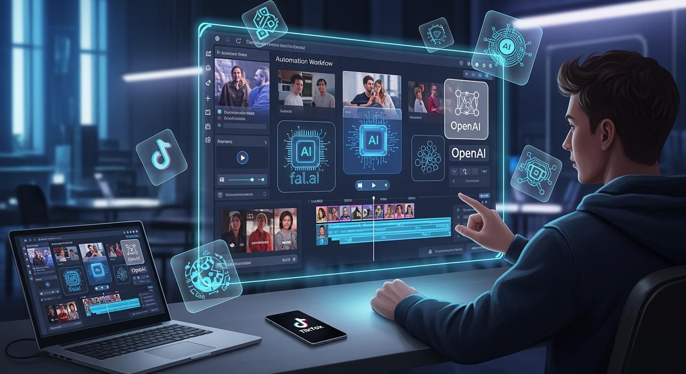 fal.ai와 OpenAI로 TikTok 콘텐츠 자동화 문제 해결하기