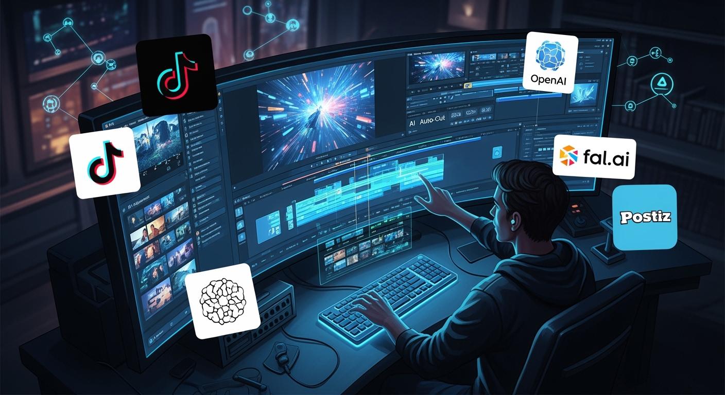 Cómo automatizar la creación de videos para TikTok con fal.ai, OpenAI y Postiz