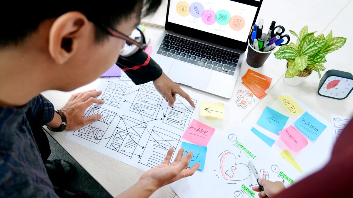 NotebookLM AI Note-Taking Assistant: Three-Panel Interface