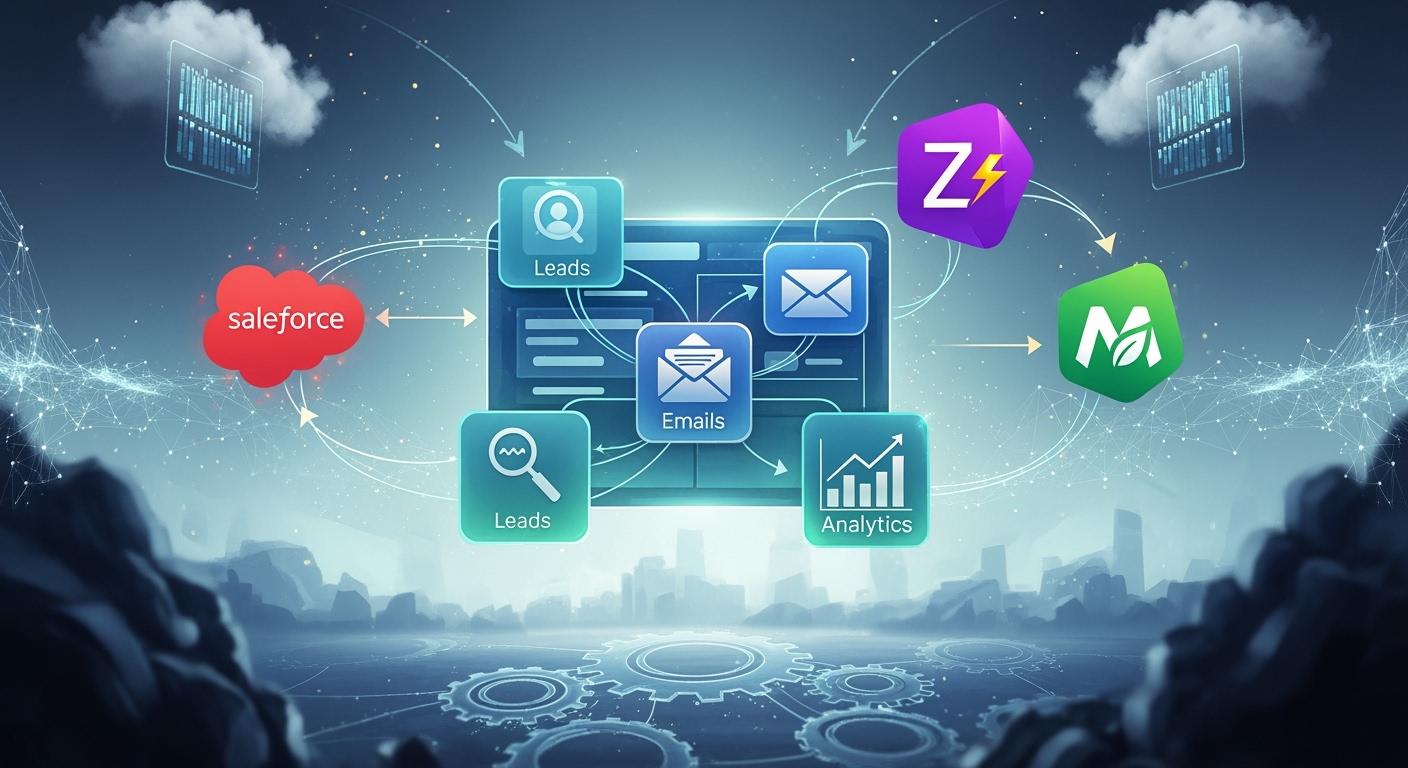 Guía completa de automatización de ventas con Salesforce, Zapier y Marketo