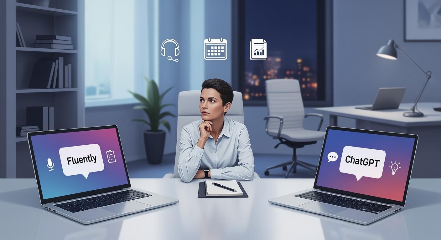 Fluently vs. ChatGPT: Who is the Real Workplace Speaking Coach?