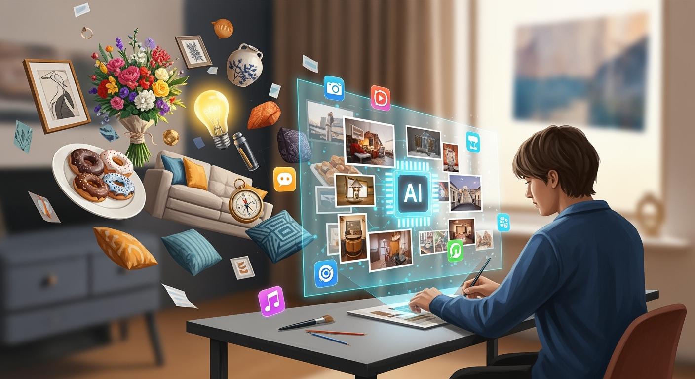 ナノバナナプロを使って現代的なインスタグラムスタイルのライフスタイルコラージュを作る方法