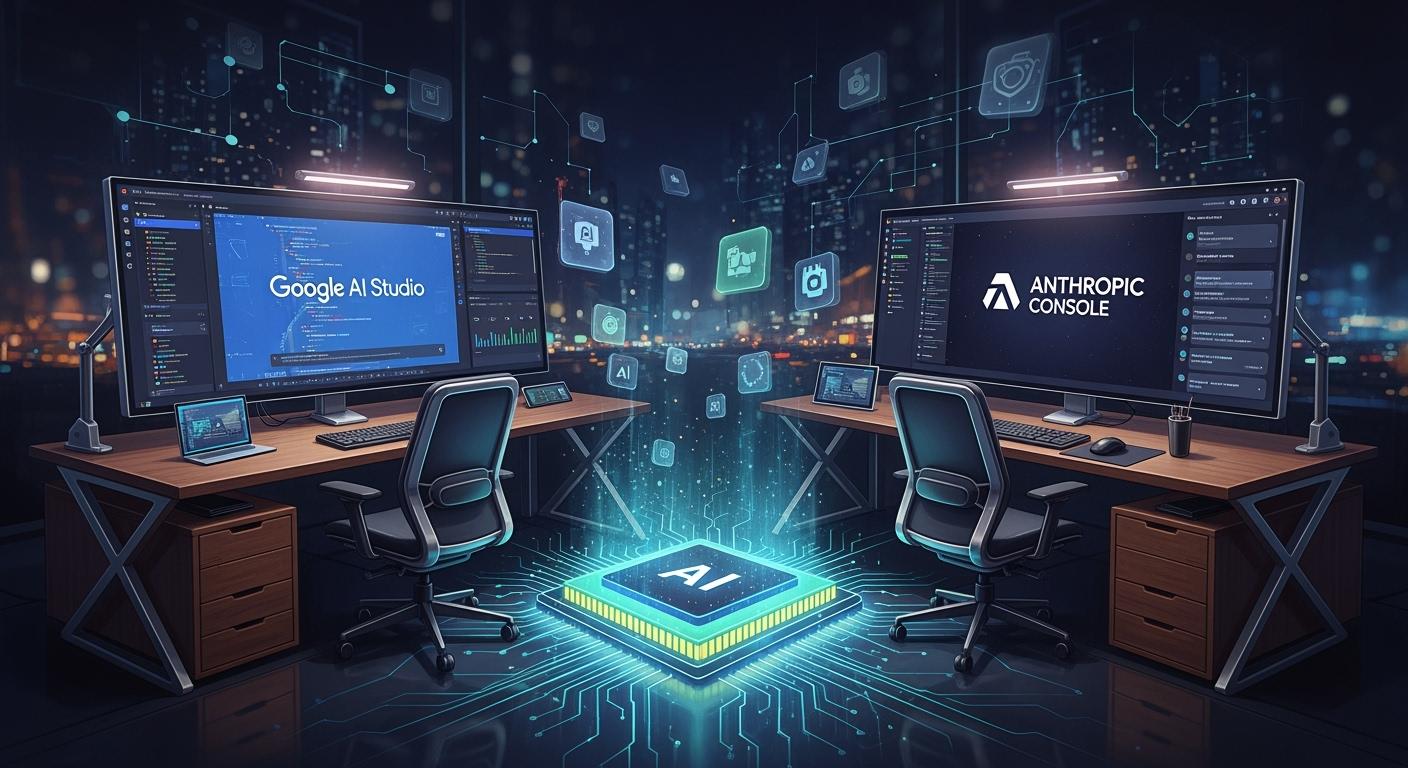 Google AI Studio vs Anthropic Console