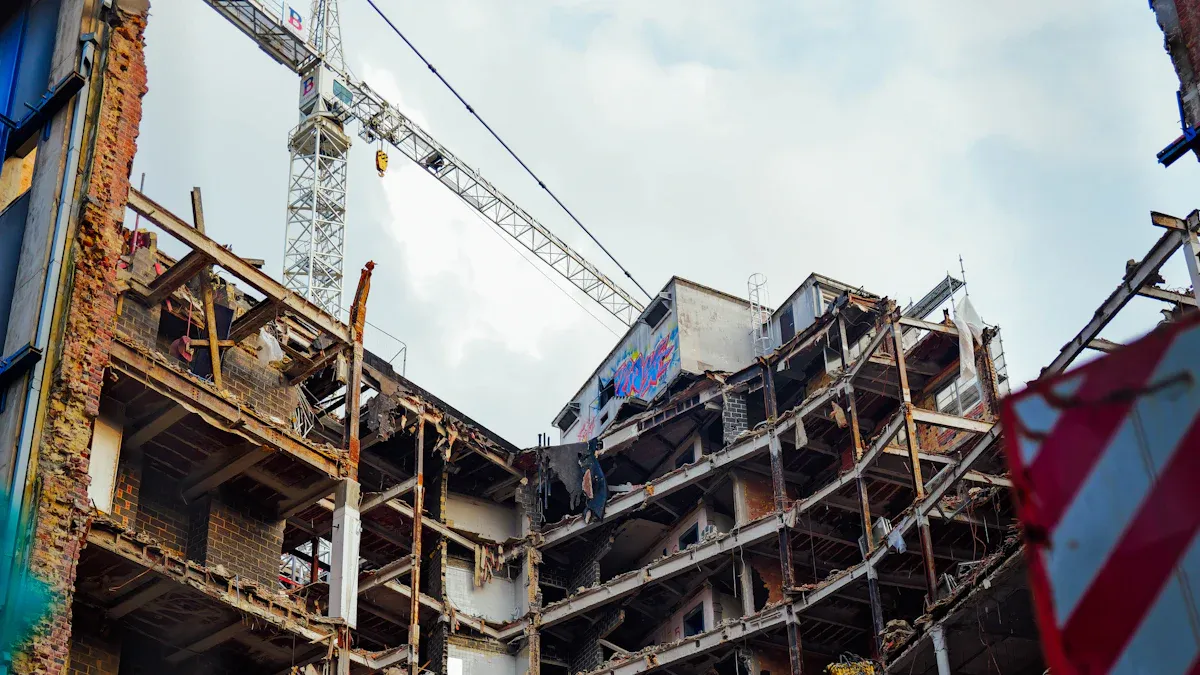 Tallest High Reach Demolition Machines