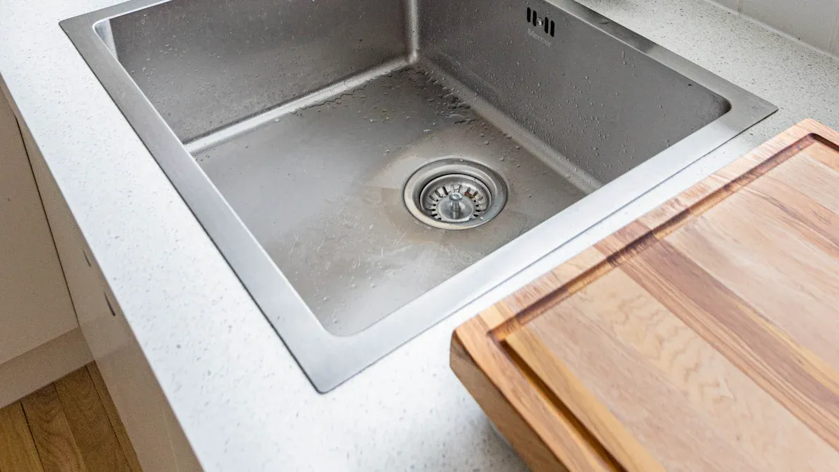 how do you measure for a kitchen sink