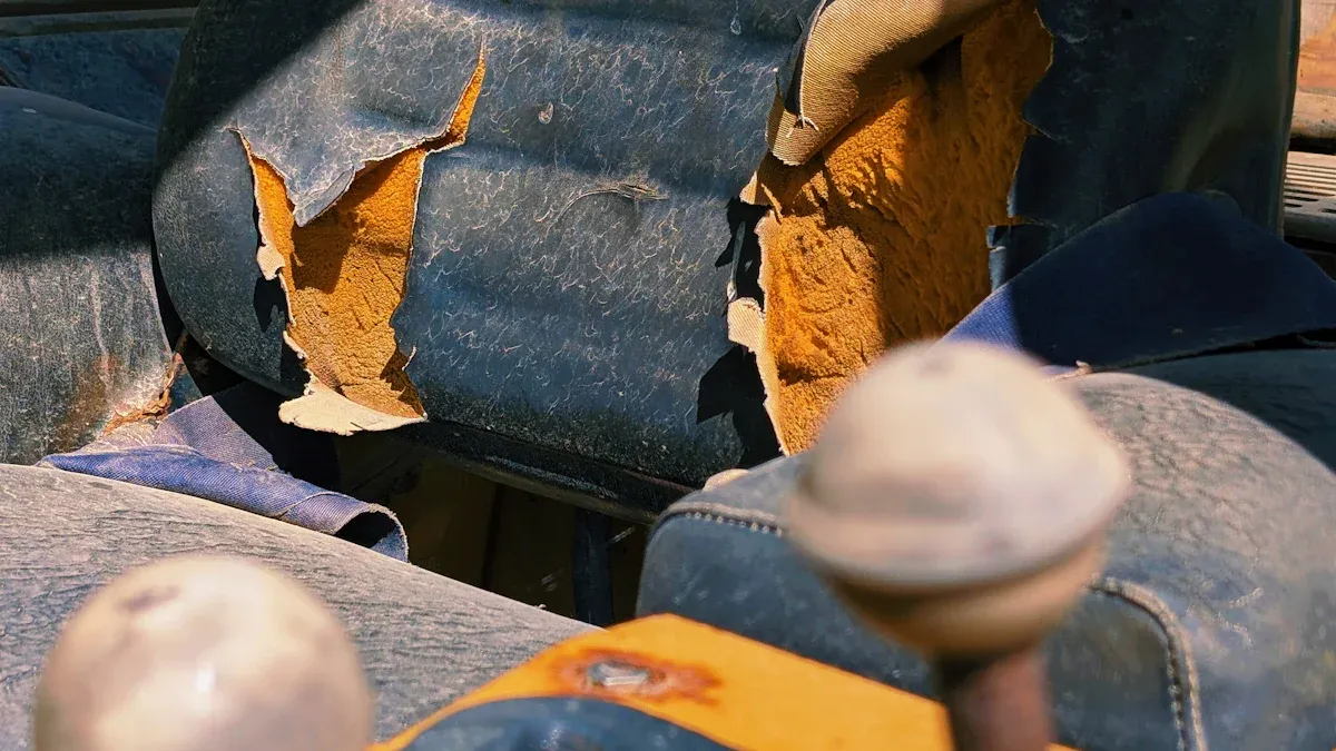 what are car seats made of