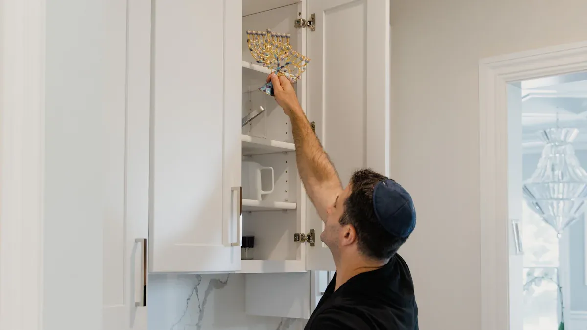 What are the three types of cabinets?
