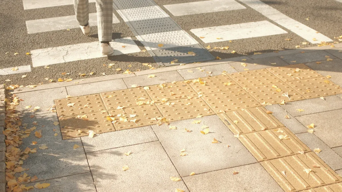 Tactile Tile Installation Process