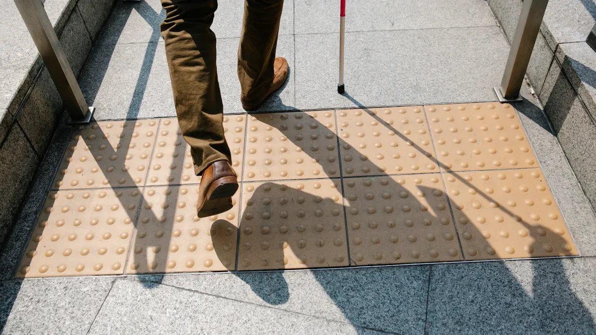 How to install tactile tile?