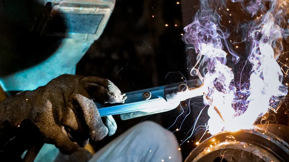 how many amps to weld 3/8 stainless steel