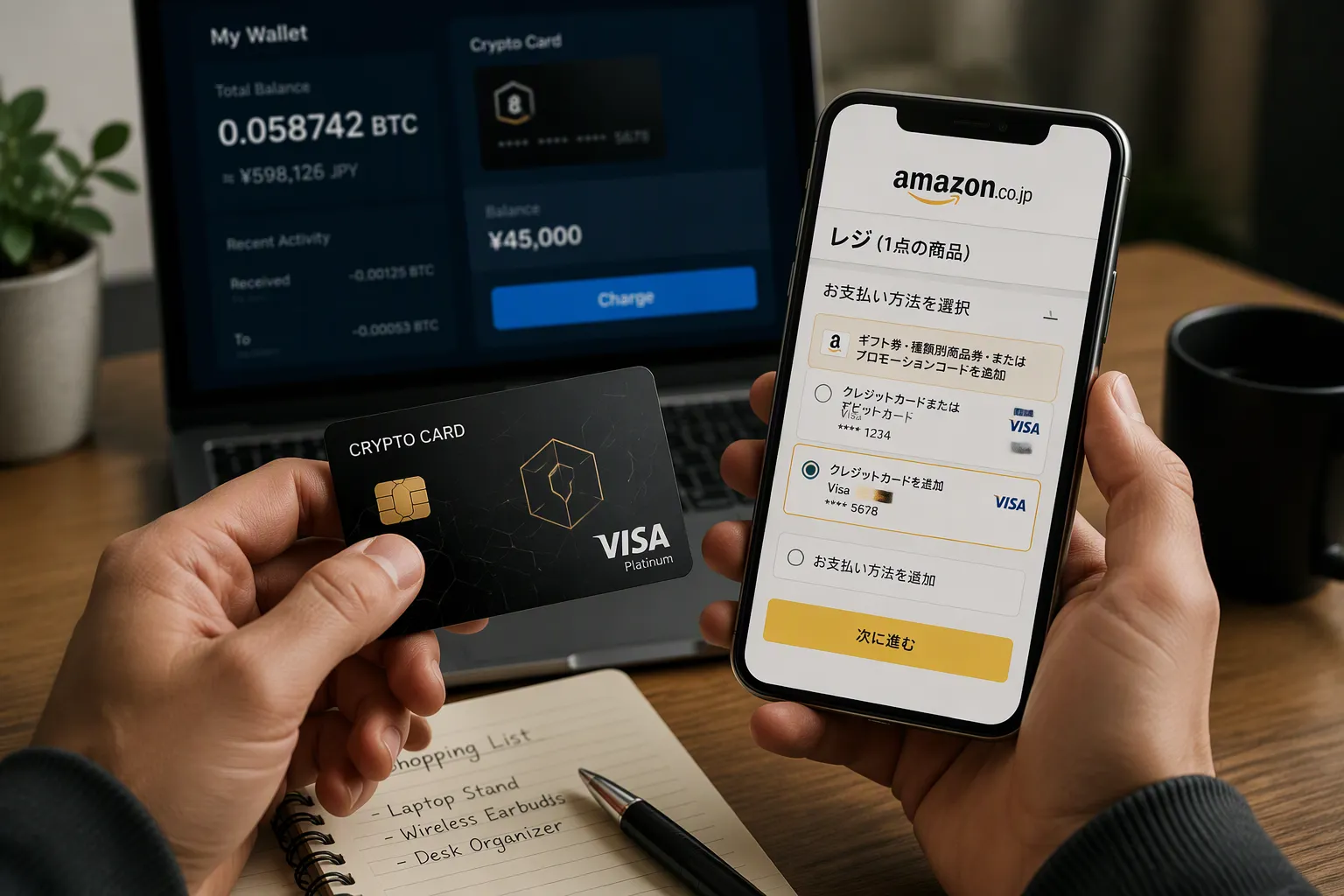 仮想通貨カードの仕組みと前提