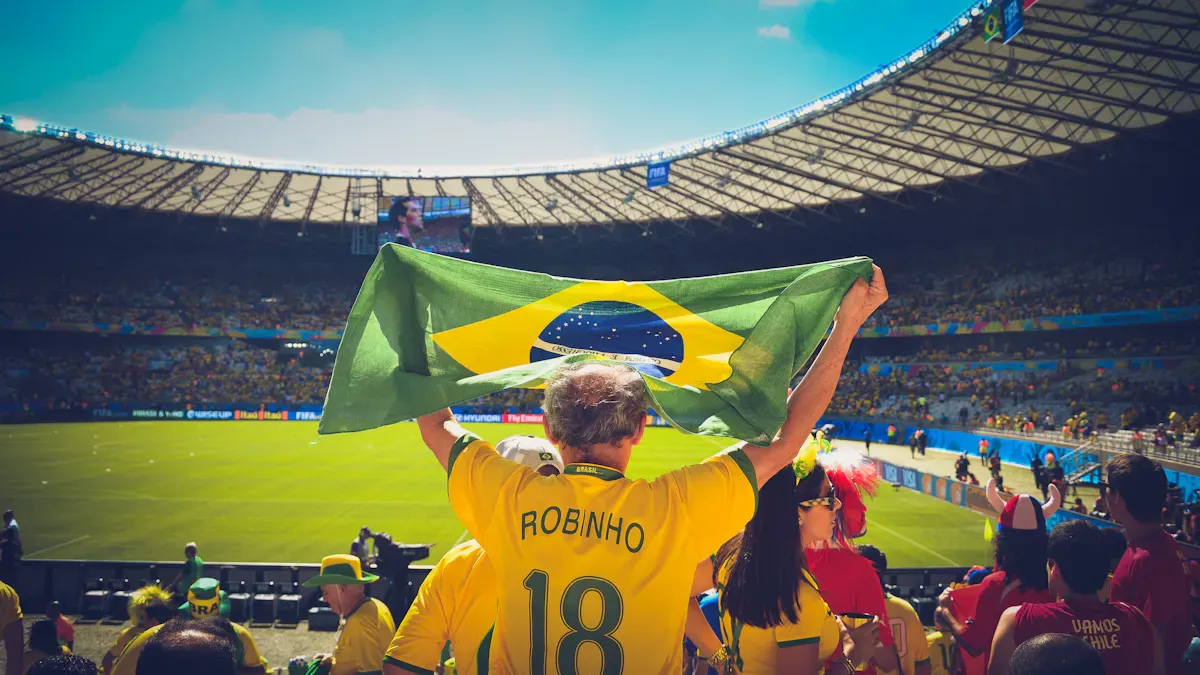 Ideias de look com Camisa Brasil 2026 para dia de jogo