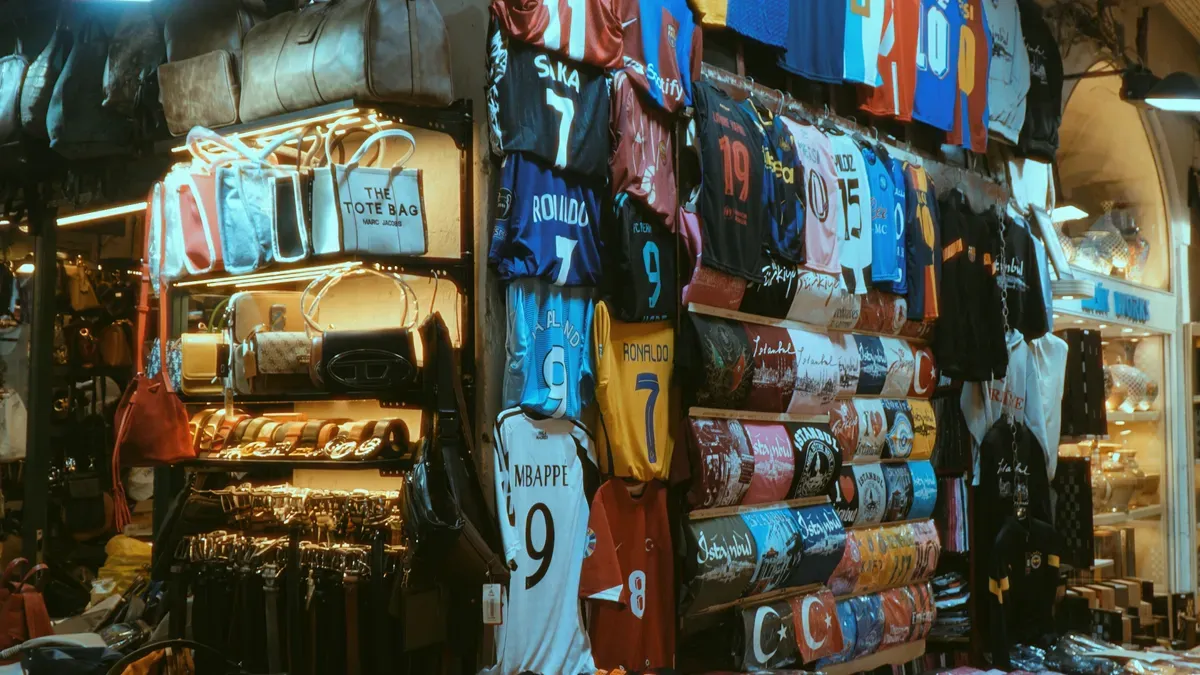 Modelos de camisas de futebol disponíveis para atacado