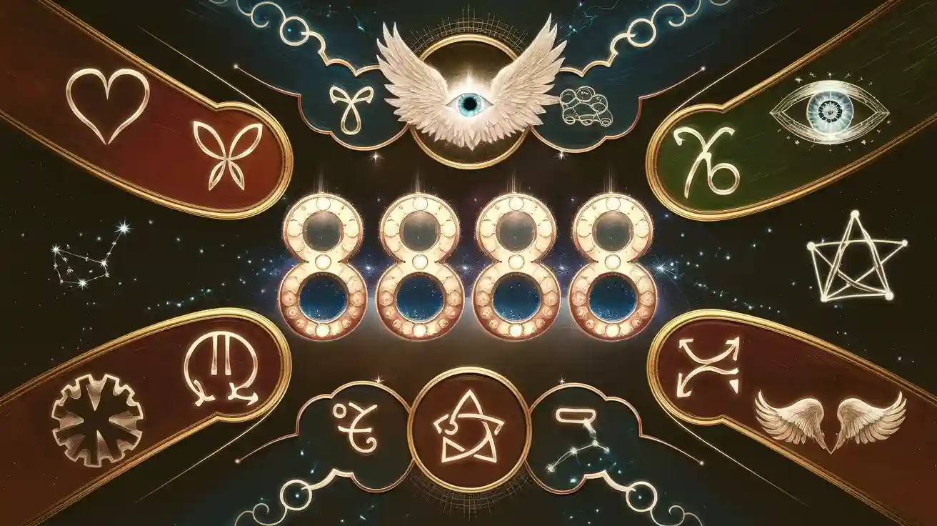 Le Chiffre 8888 en Numérologie : sa signification en amour, au travail, en astrologie, en ésotérisme, en mathématique, ses symboles et son message angélique ! On vous dit tout…