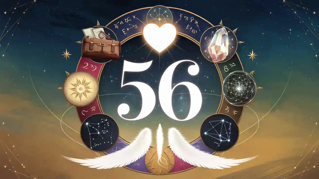 Le Chiffre 56 en Numérologie : sa signification en amour, au travail, en astrologie, en ésotérisme, en mathématique, ses symboles et son message angélique ! On vous dit tout…