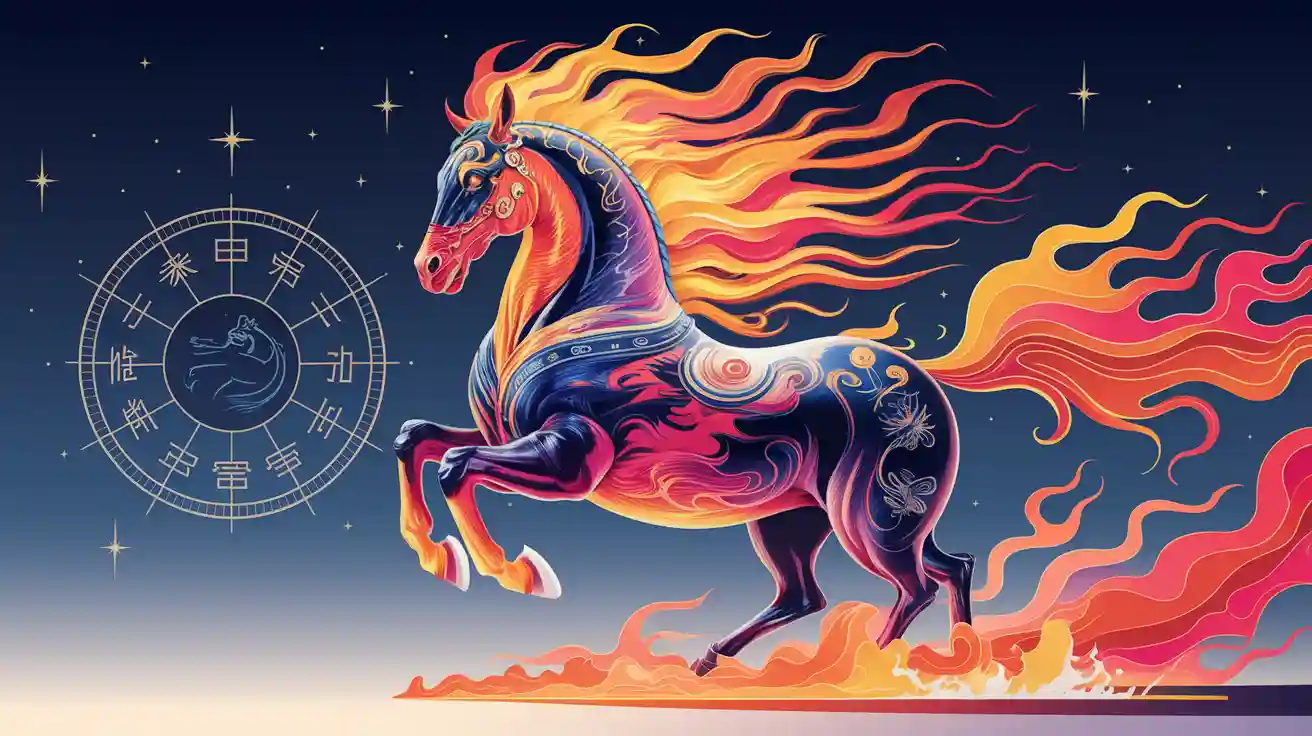 Cheval de feu (Cycle sexagésimal chinois) : Signification et influence dans l’horoscope chinois