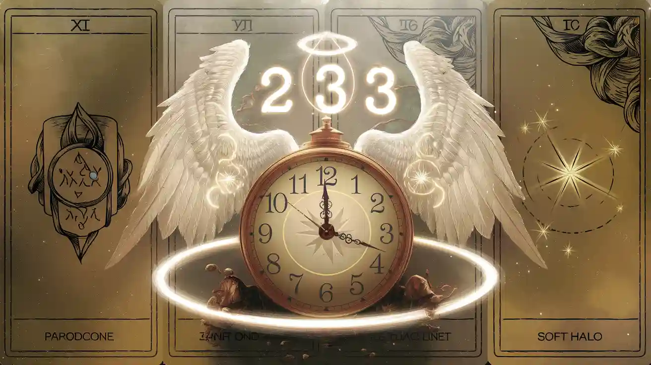 L’heure miroir 23h33 : sa signification, son interprétation, sa numérologie, son ange et son arcane du tarot de Marseille de correspondance.