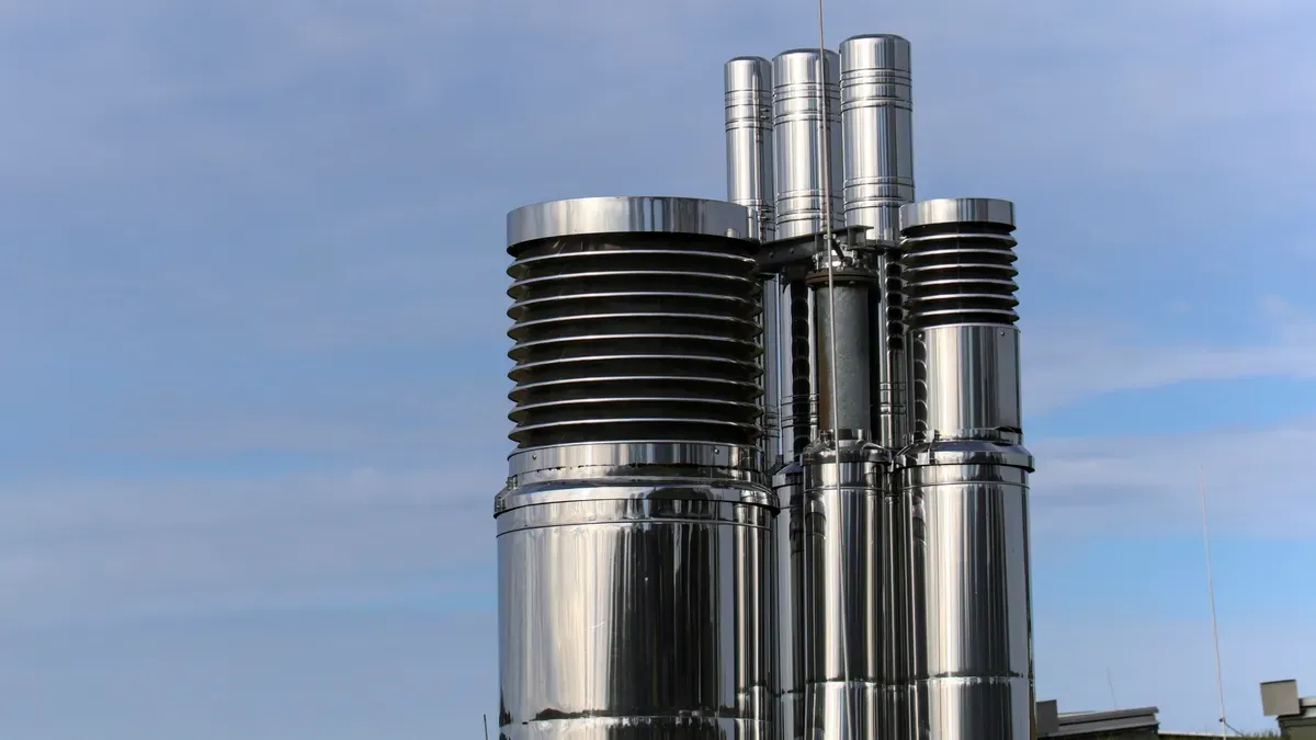 Steel chimneys: material & grade
