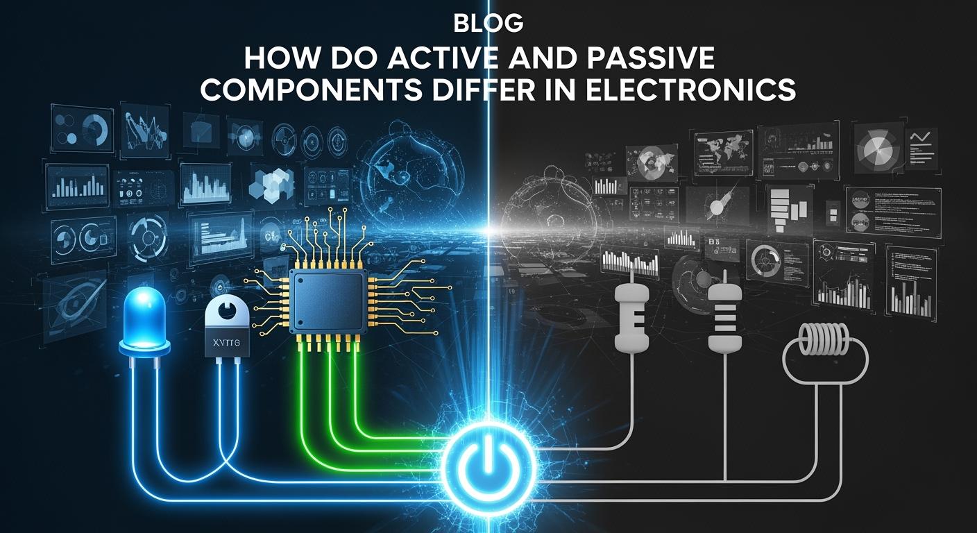 How Do Active and Passive Components Differ in Electronics