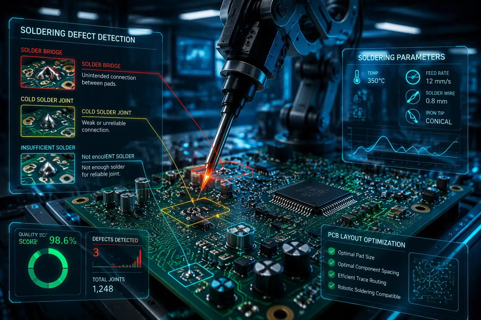 PCB Layout Mistakes That Cause Robotic Soldering Problems